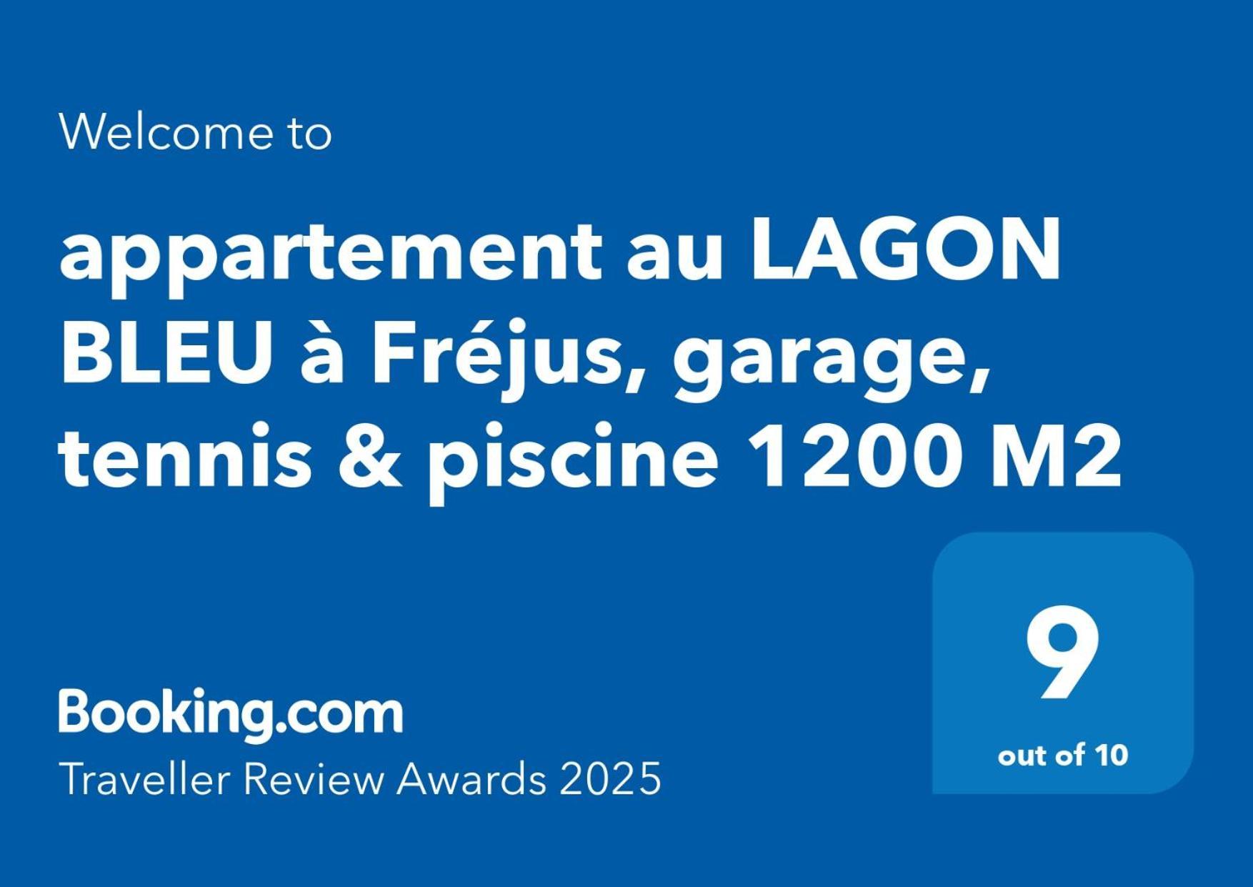Appartement Au Lagon Bleu A Frejus, Garage, Tennis & Piscine 1200 M2 エクステリア 写真